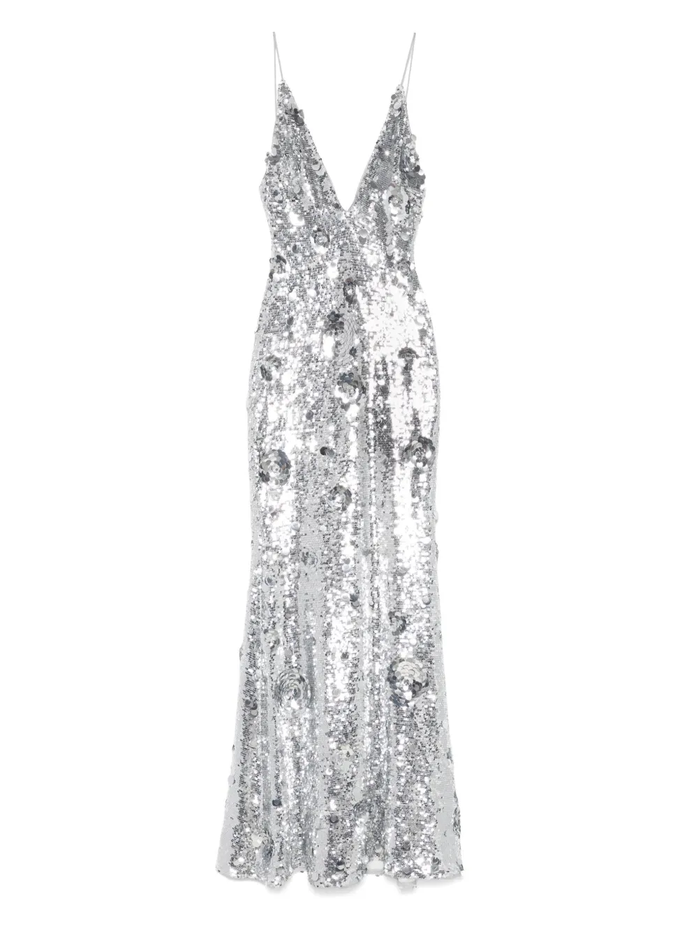 The New Arrivals Ilkyaz Ozel Claudie maxi-jurk Zilver