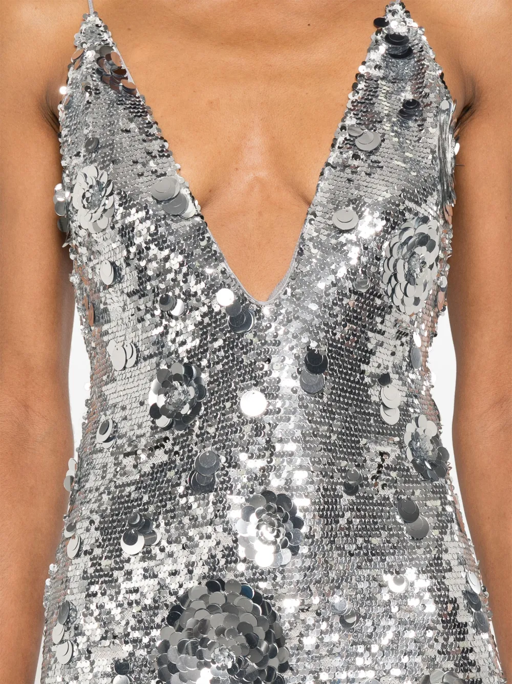 The New Arrivals Ilkyaz Ozel Claudie maxi-jurk Zilver