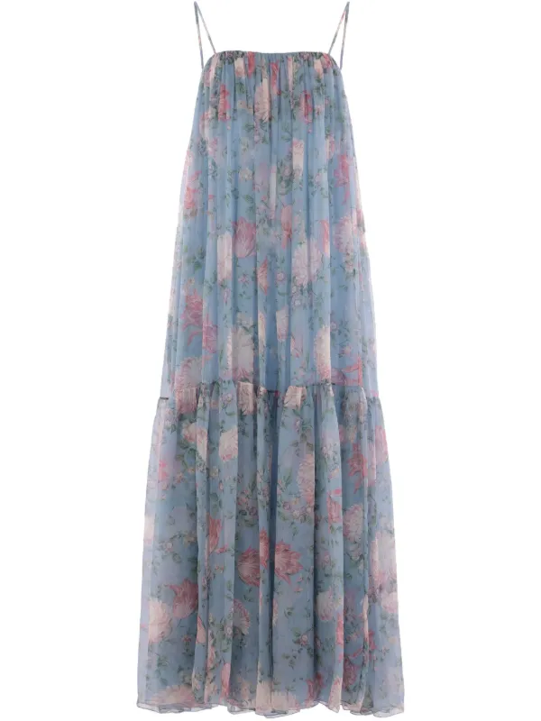 chloe blue silk dress Midnight Blue Mock Neck Dress | Women's Clothing and Accessories