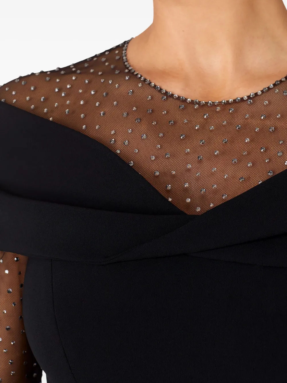 Jenny Packham Etienne maxi-jurk Zwart