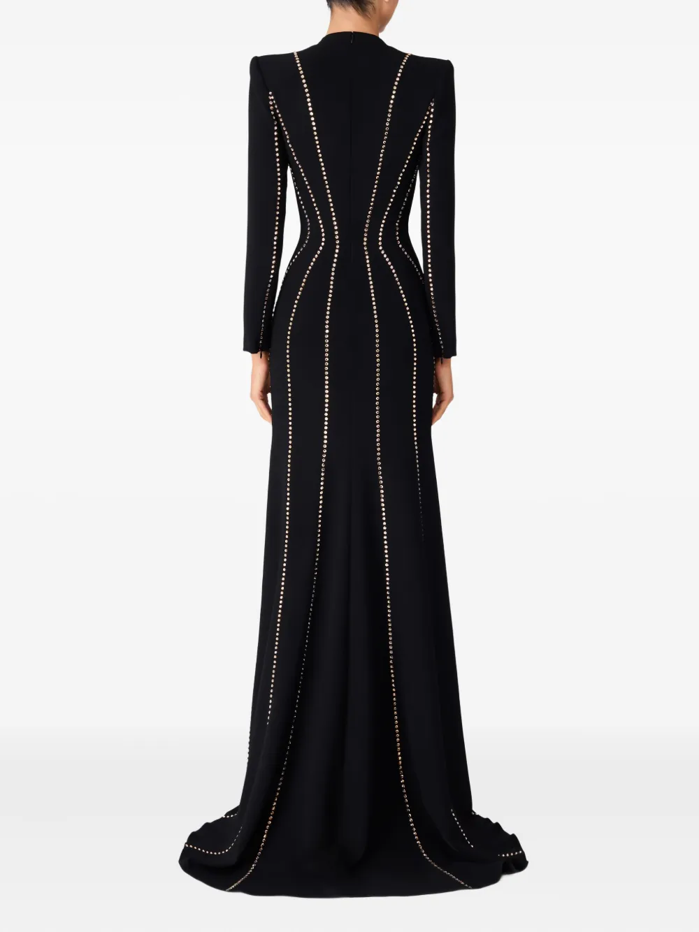 Jenny Packham Victoire Rhinestone-embellished Maxi Gown