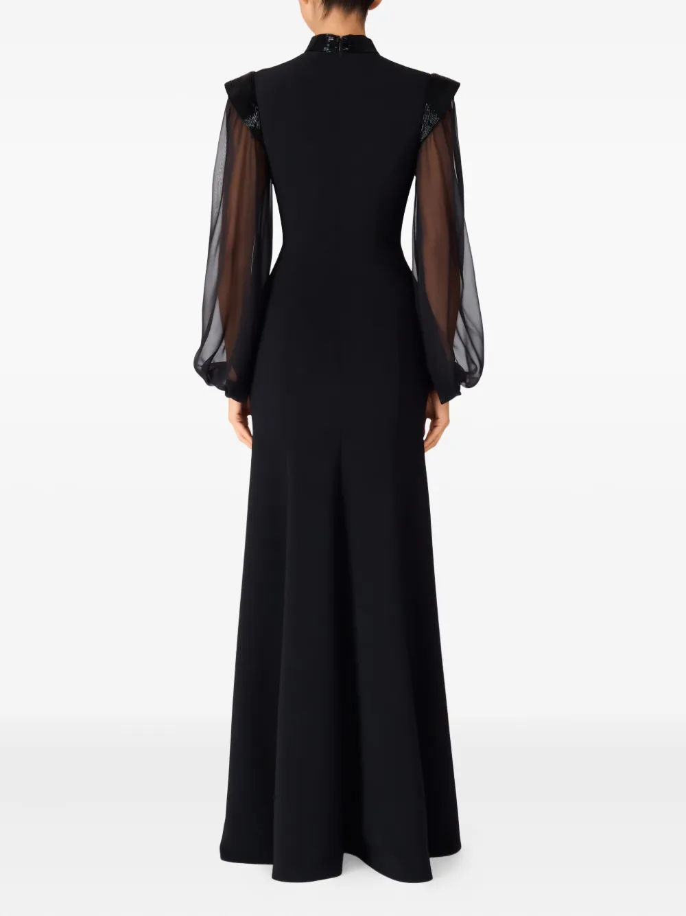 Jenny Packham Isabelle maxi-jurk Zwart