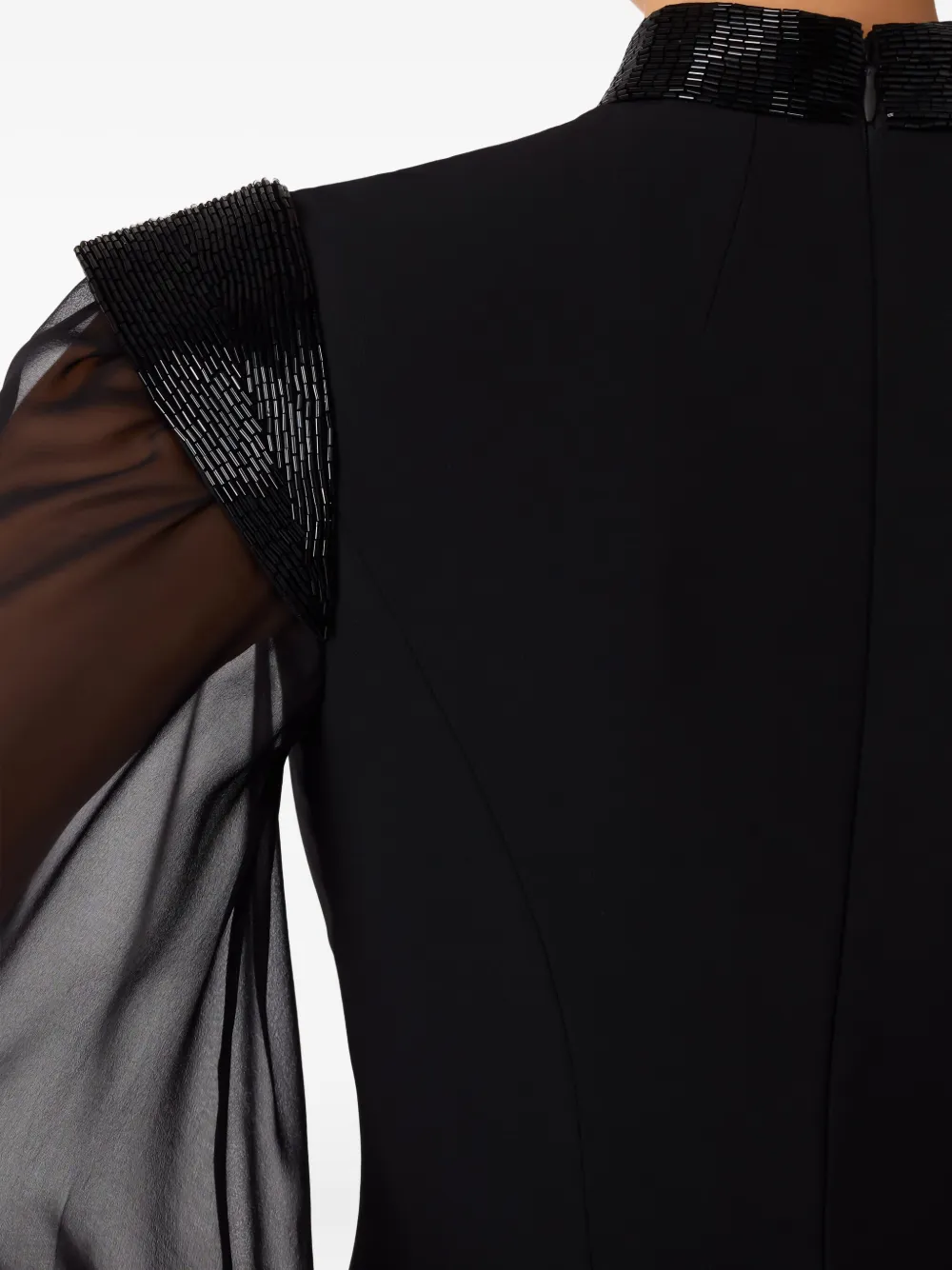 Jenny Packham Isabelle maxi-jurk Zwart
