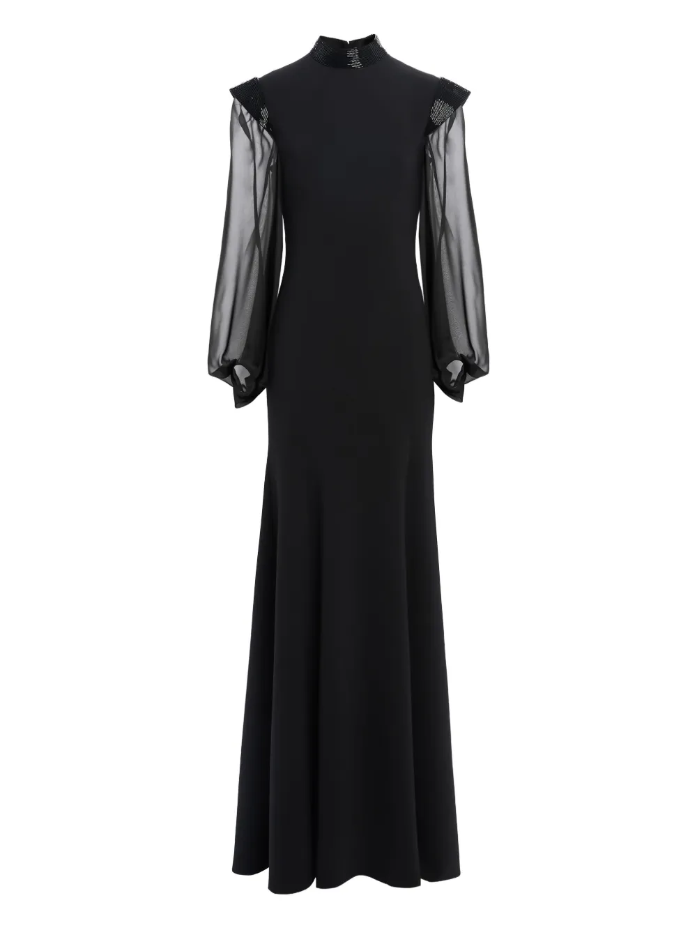 Jenny Packham Isabelle maxi-jurk Zwart