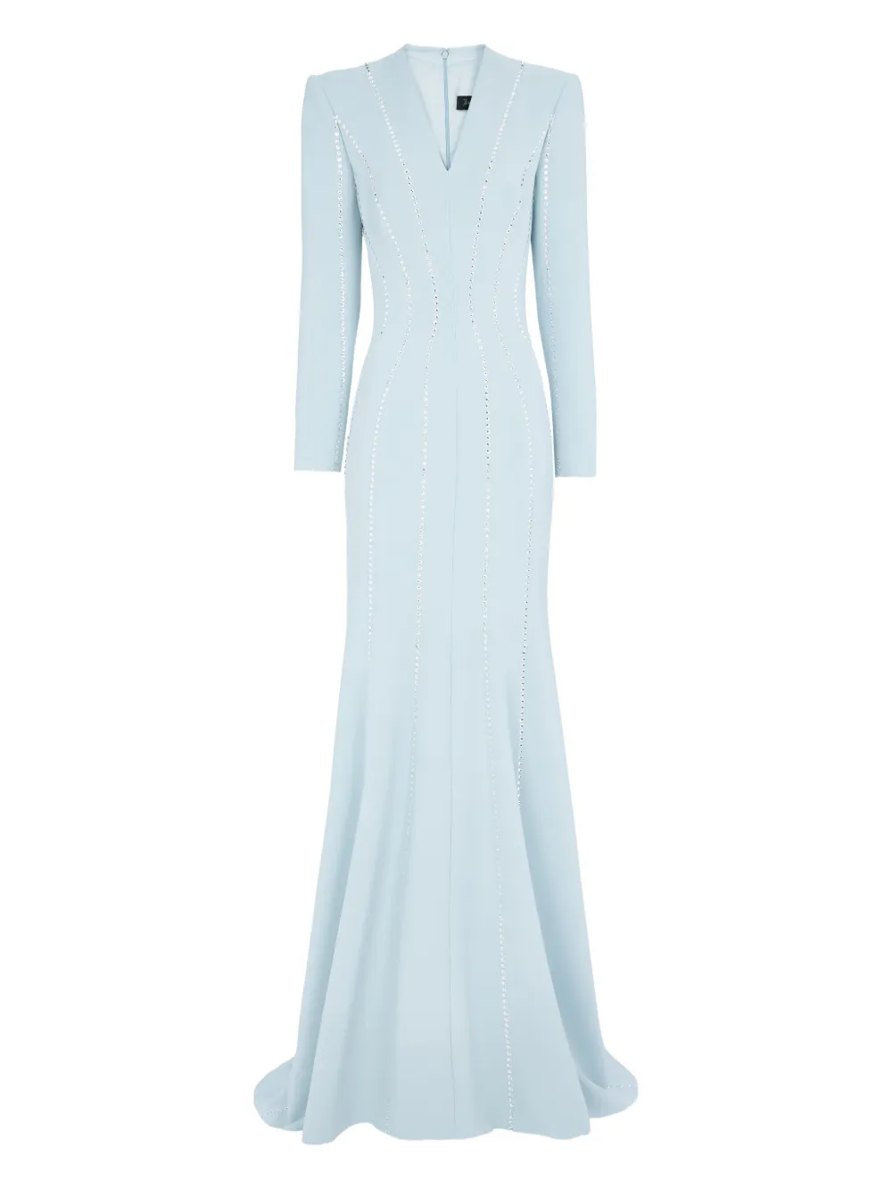Jenny Packham Victoire rhinestone-embellished maxi gown | Blue | Image 1