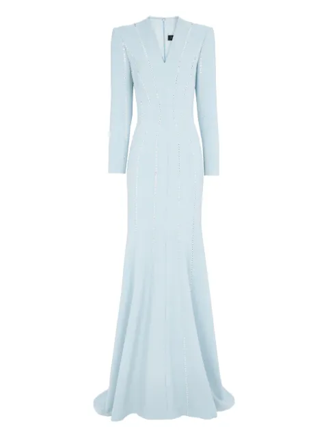 Jenny Packham Victoire rhinestone-embellished maxi gown
