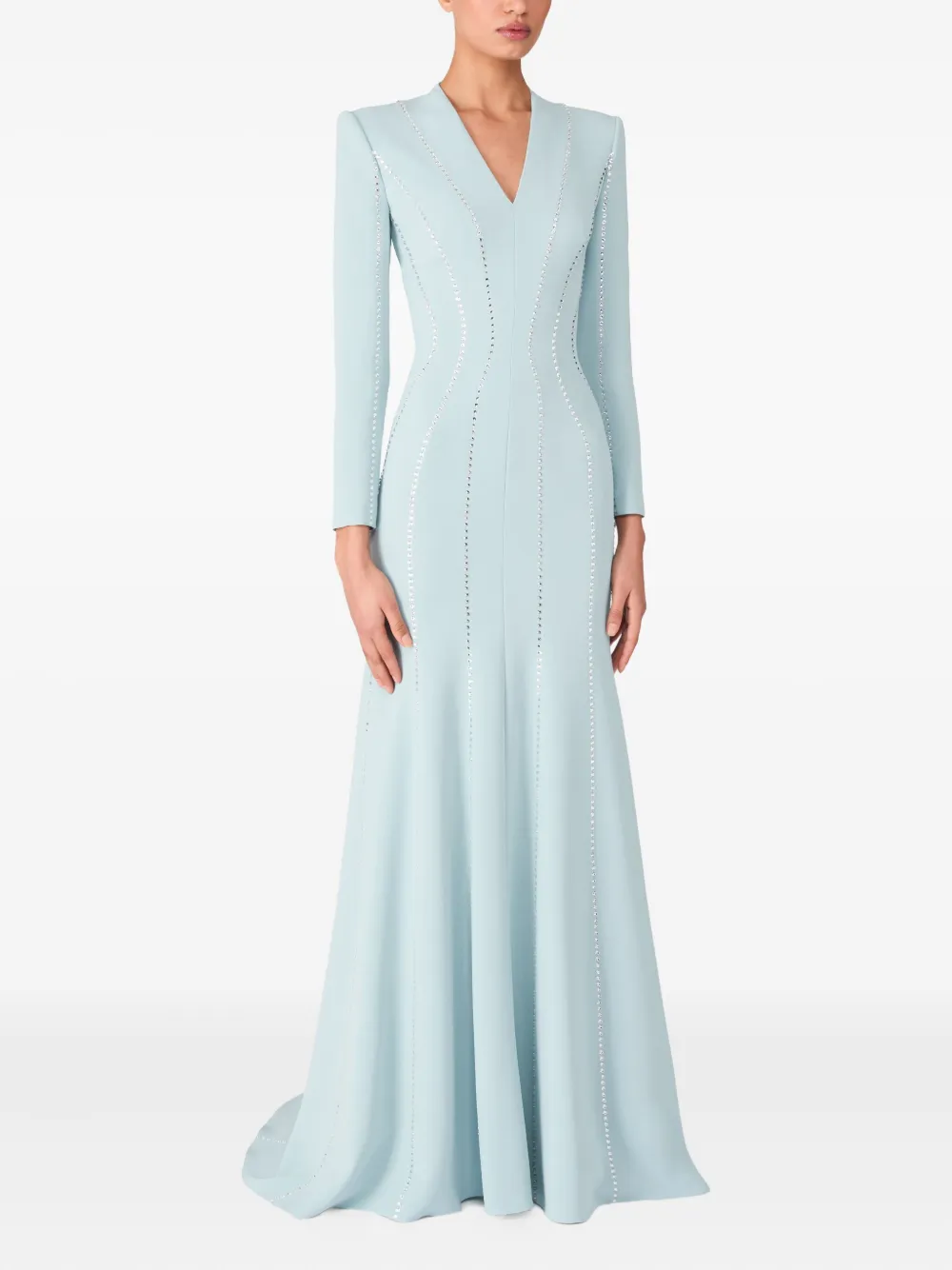 Jenny Packham Victoire rhinestone-embellished maxi gown | Cocktail & Party Dresses | Image 2