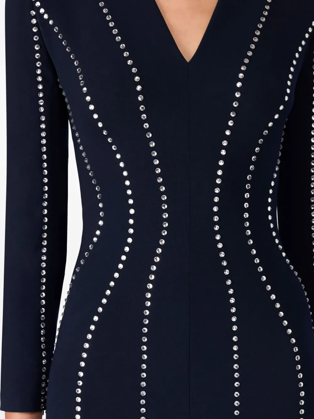 Jenny Packham Victoire avondjurk met V-hals Blauw