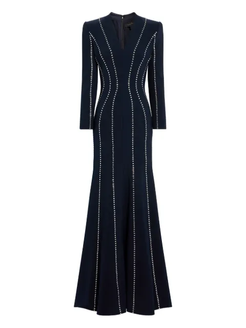 Jenny Packham Victoire V-neck embellished gown