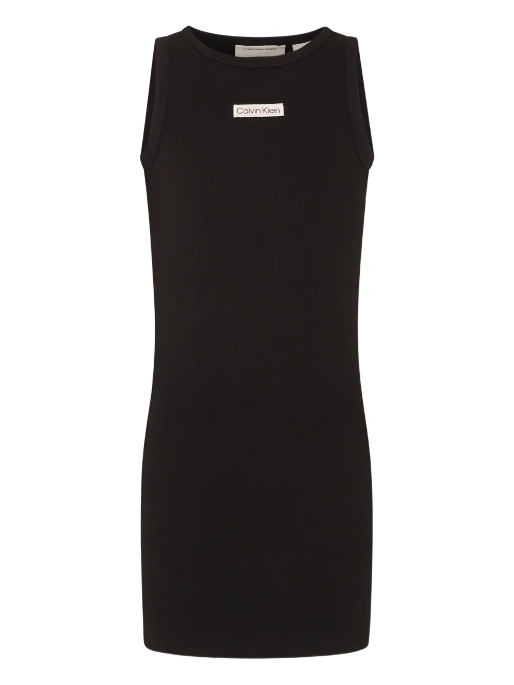 Calvin Klein Kids Jurk met logopatch Zwart