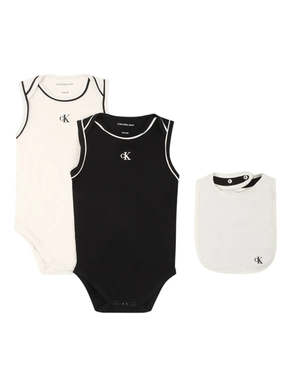 Calvin Klein Kids logo-print babygrow set | Black | Image 1