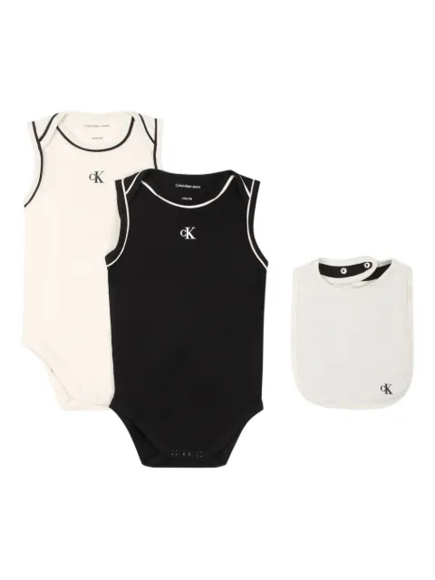 Calvin Klein Kids logo-print babygrow set