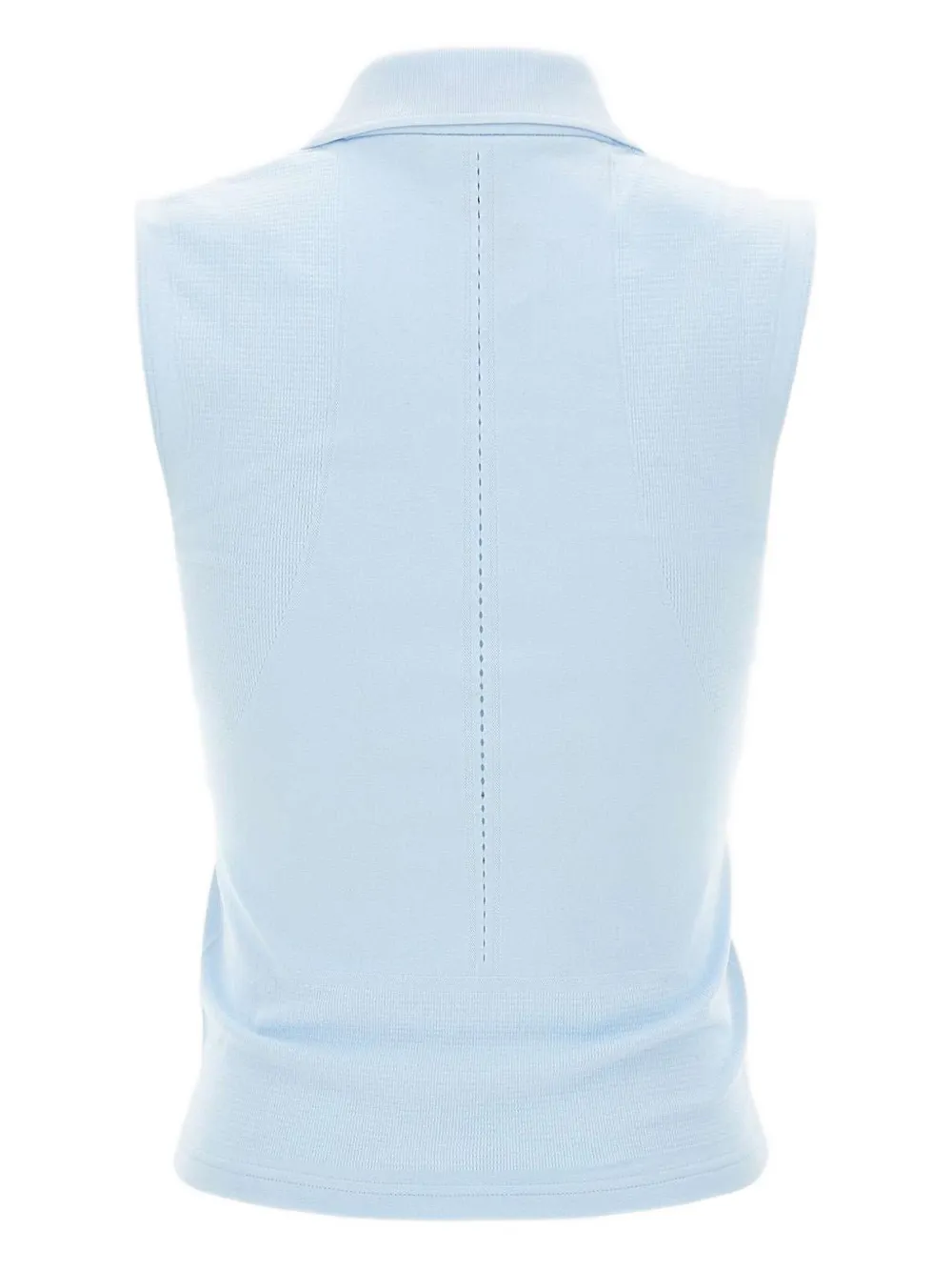 LACOSTE LOGO-EMBROIDERED KNITTED TOP