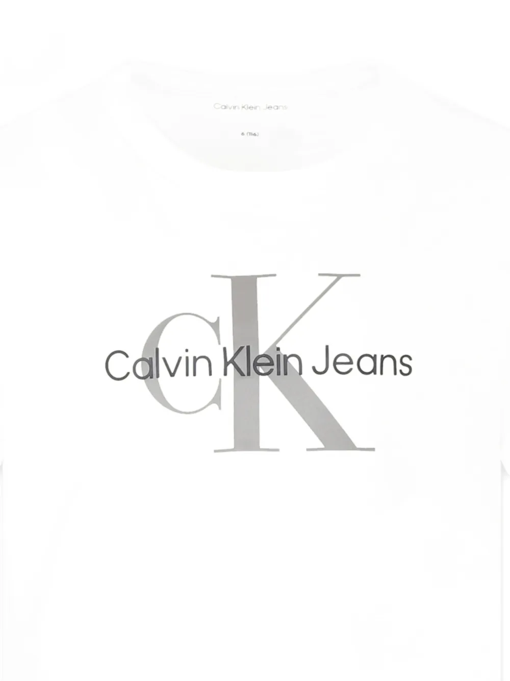 Calvin Klein Kids T-shirt met logoprint Wit
