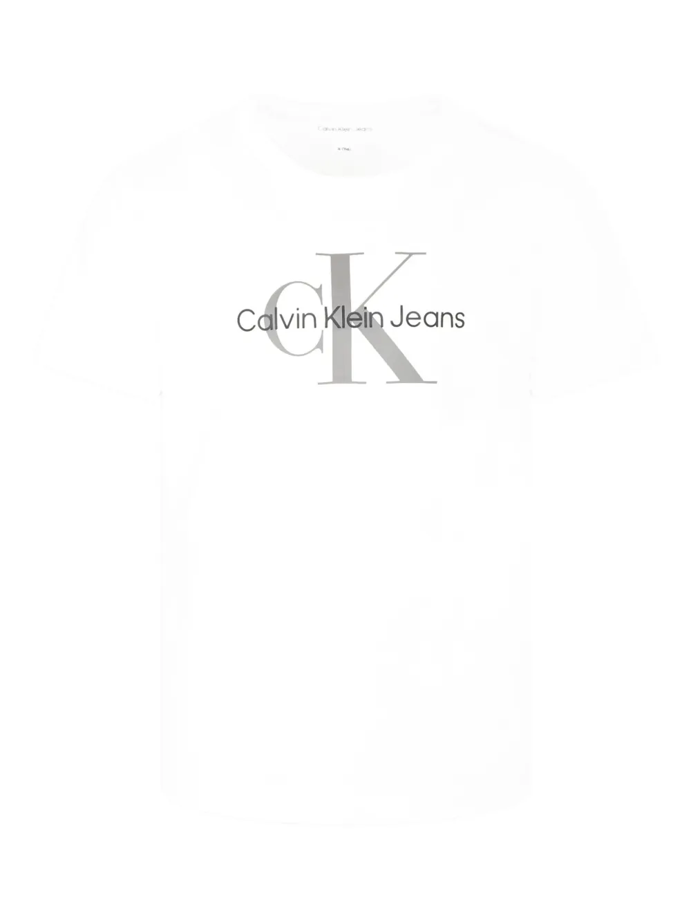 Calvin Klein White T-shirt For Kids With Logo In White