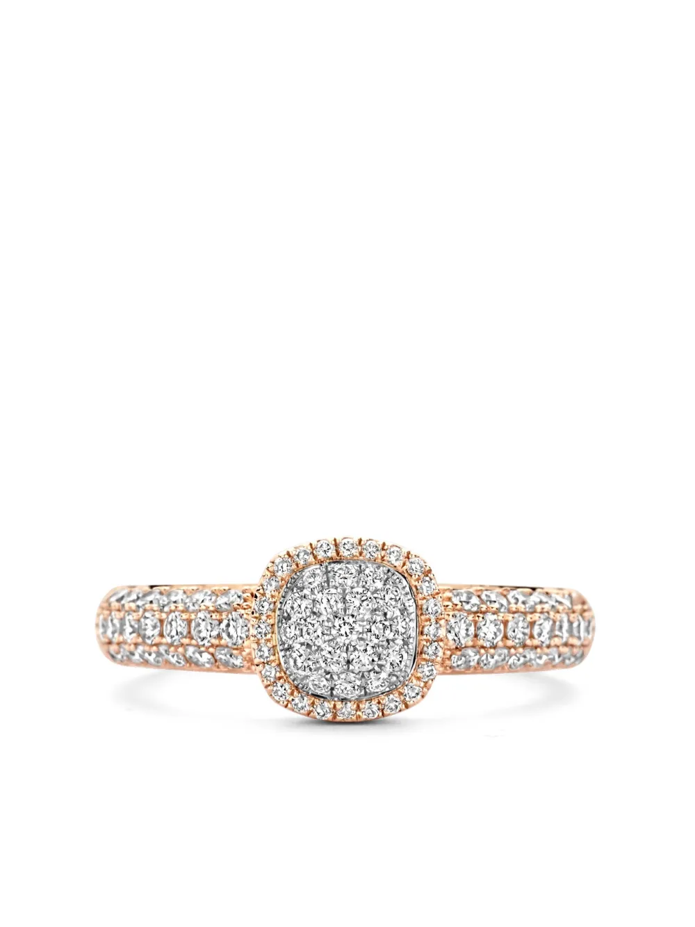 Tirisi Anello Milano Sweeties in oro rosa 18 carati con diamanti