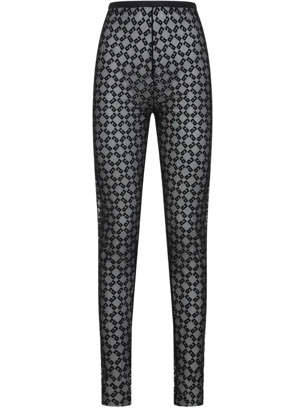 logo-pattern leggings