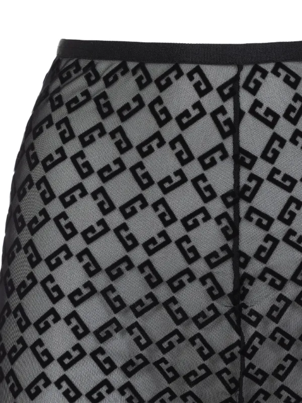 Givenchy logo-pattern Leggings | Black | FARFETCH
