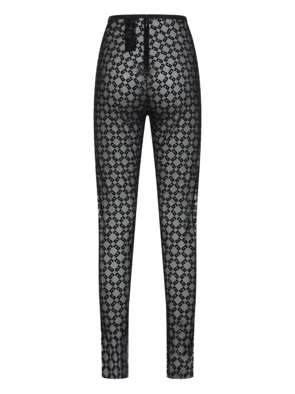 【関税&送料込】Givenchy Leggings Givenchy Black 4G Jacquard Leggings Givenchy