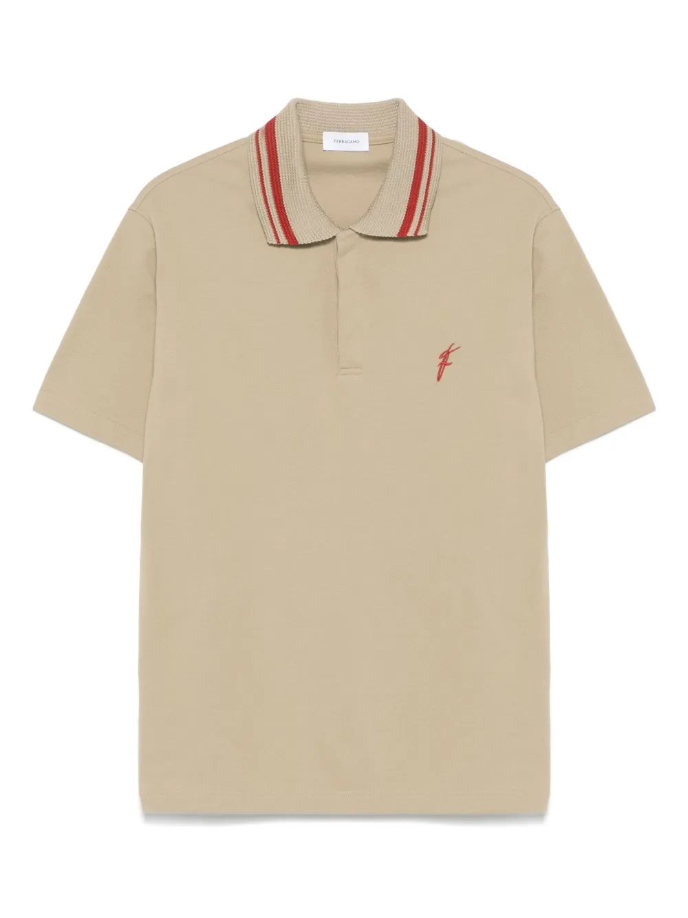 Ferragamo Polo con logo | toni neutri | Image 1