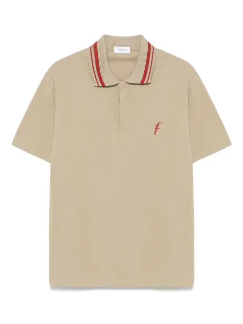 Polo à logo brodé - Ferragamo - Modalova