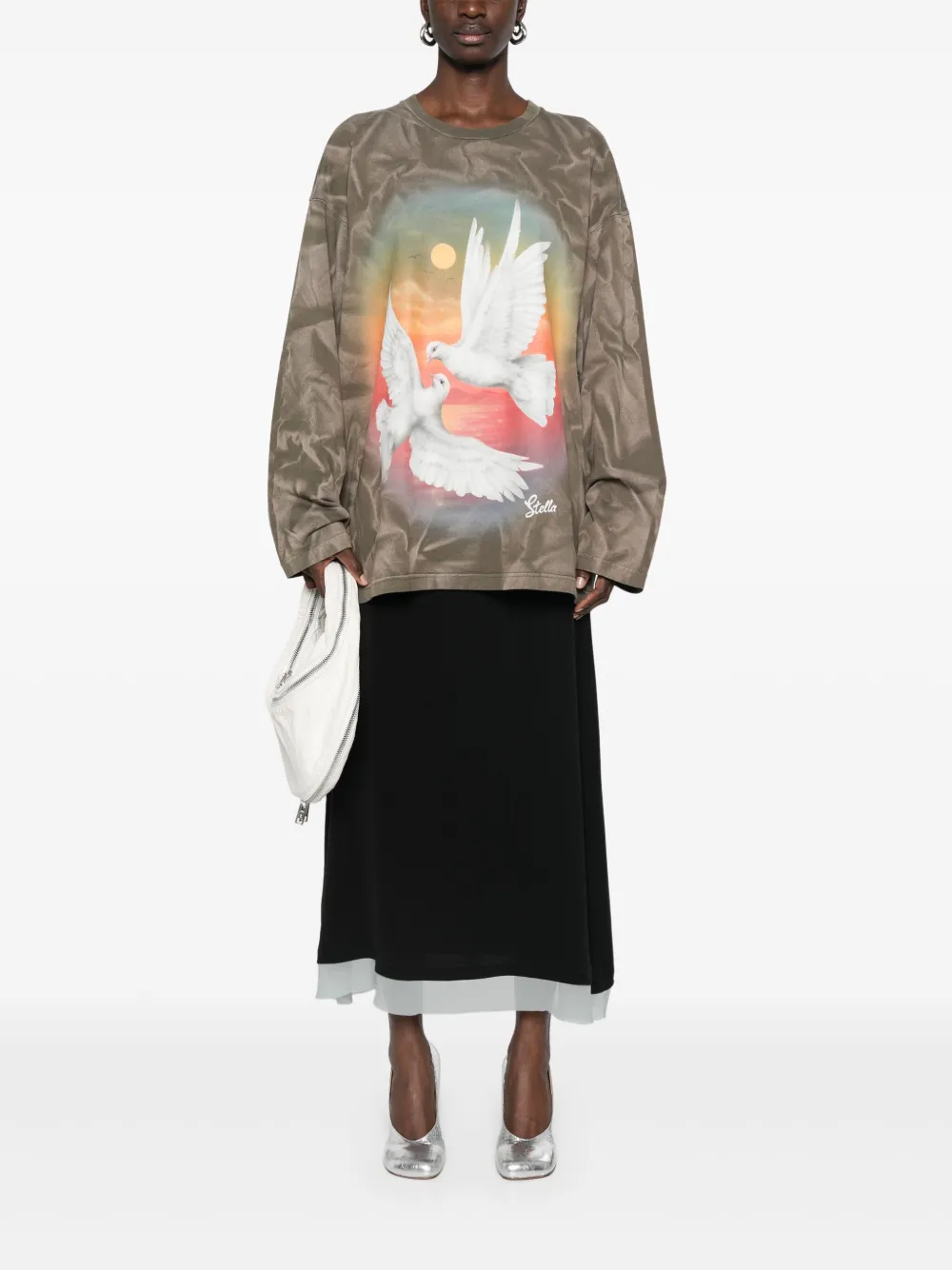 Stella McCartney top con pájaros estampados | Playeras y jerséis | Image 2