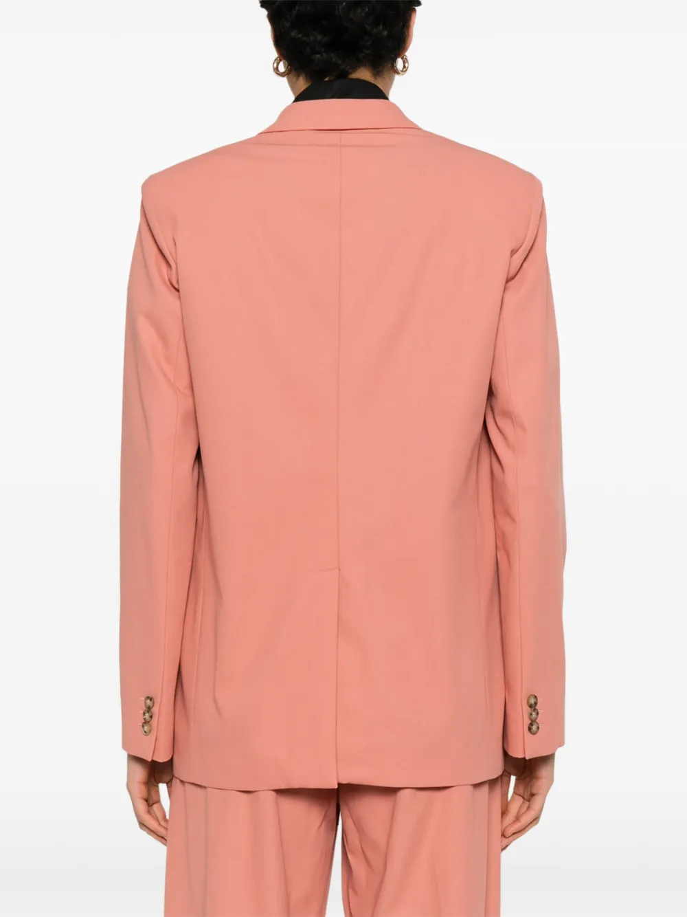 A Paper Kid Blazer met enkele rij knopen Roze