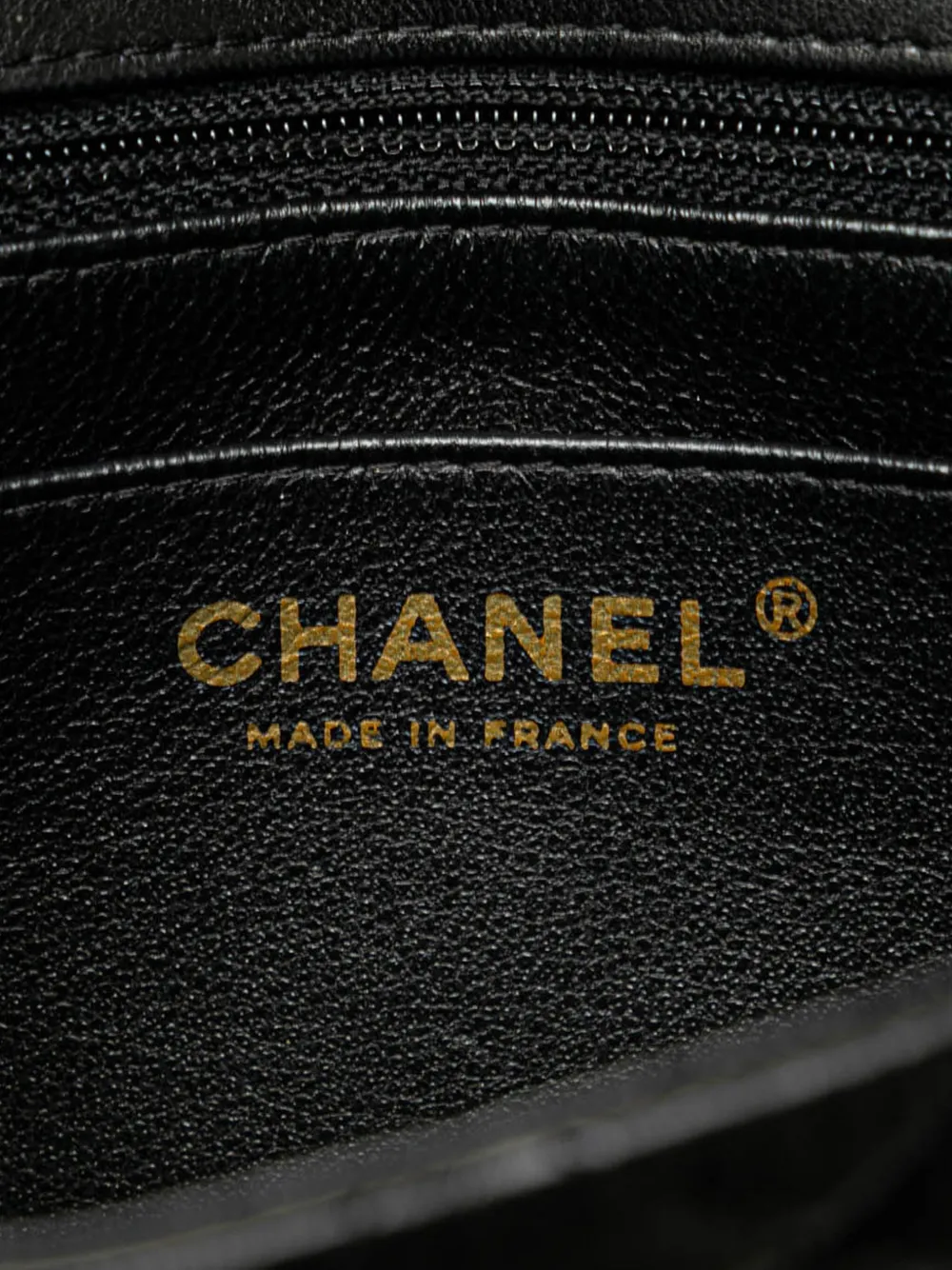 Pre-owned Chanel 2013-2014 Mini Square Classic Lambskin Single Flap Crossbody Bag In Black