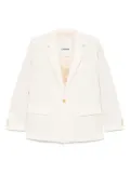A Paper Kid pinstriped blazer - Neutrals
