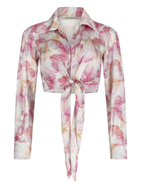 PARAMIDONNA Bloom beach shirt