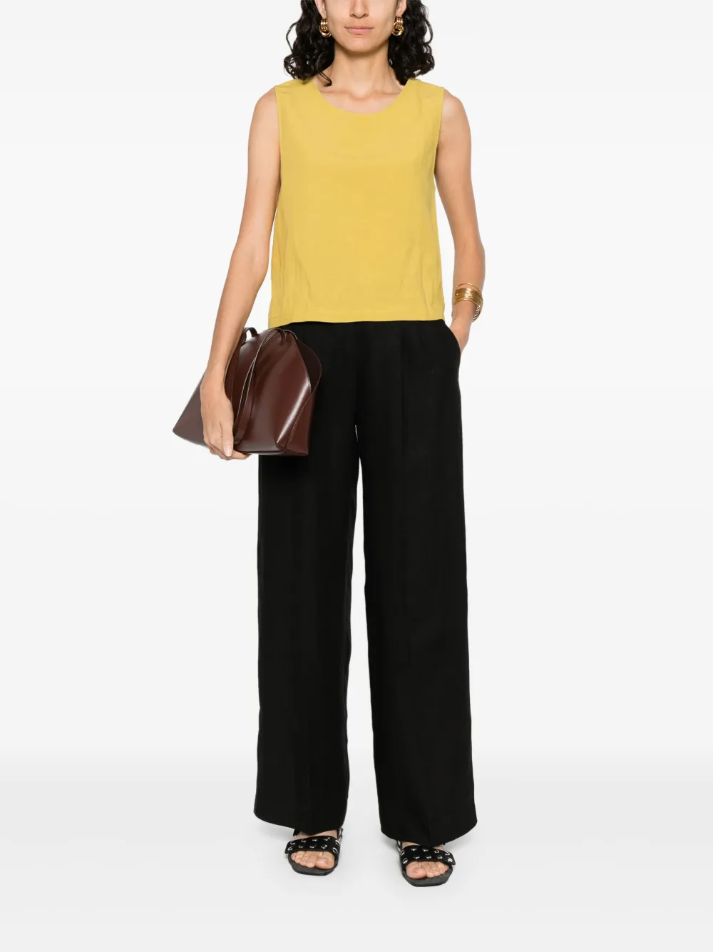Forte Forte straight-leg trousers - Zwart