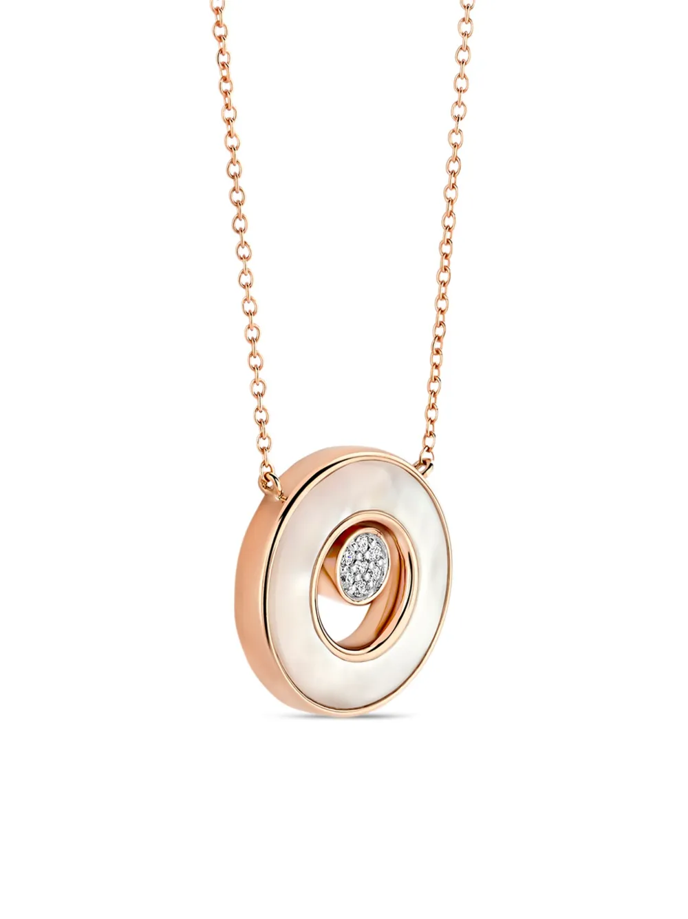 Tirisi Collana con pendente Amsterdam in oro rosa 18 carati, malachite e diamanti | Image 2