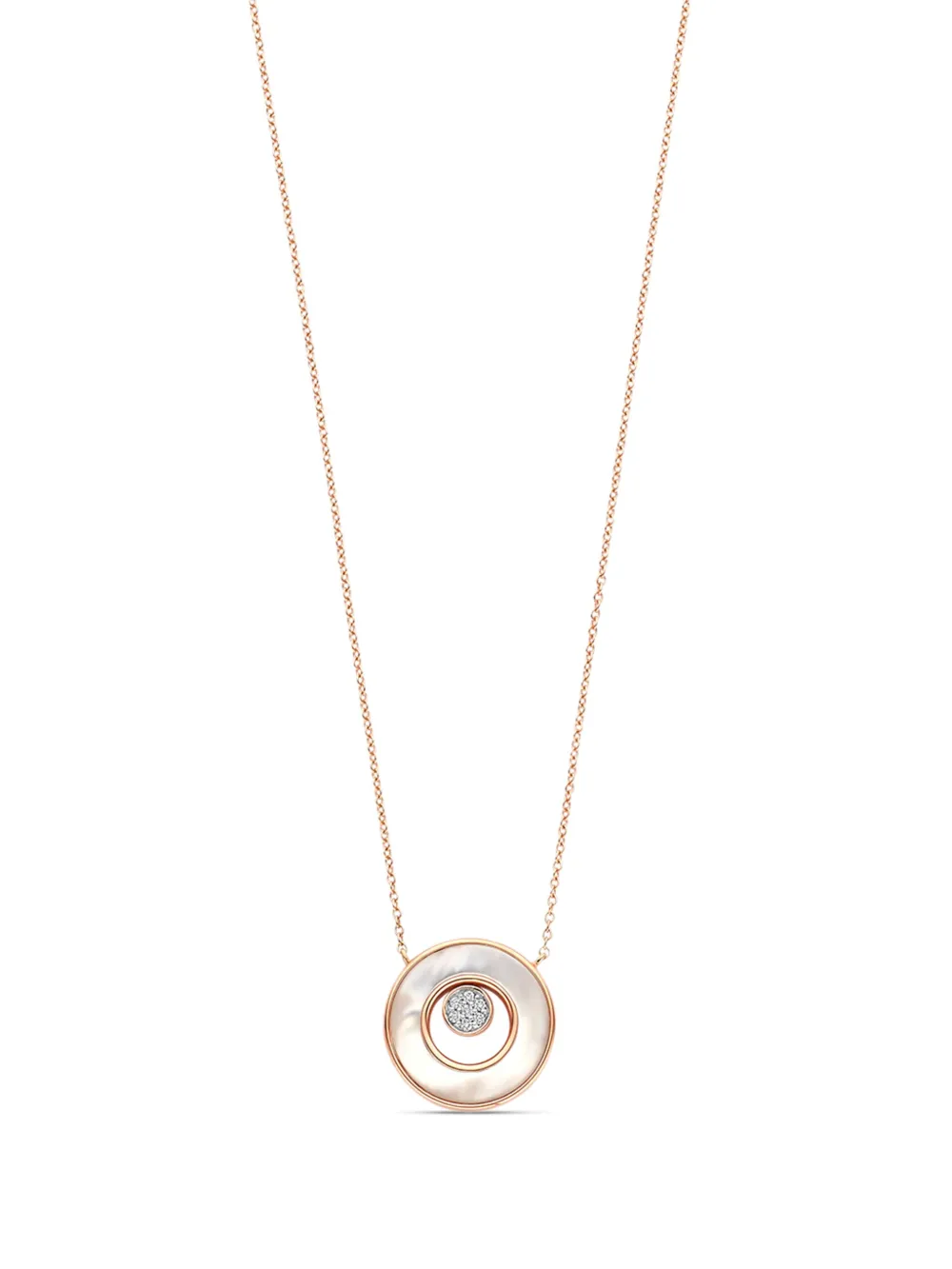 Tirisi 18kt rose gold Amsterdam malachite and diamond pendant necklace - Rosa