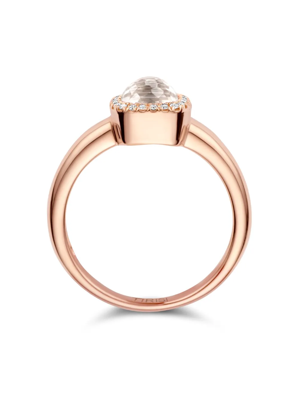 Tirisi Anello Milano Sweeties in oro rosa 18 carati con diamanti | Alta gioielleria | Image 4