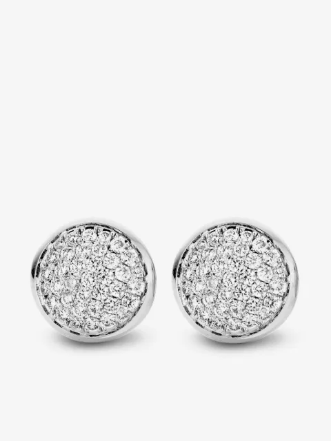 Tirisi 18kt white gold diamond stud earrings