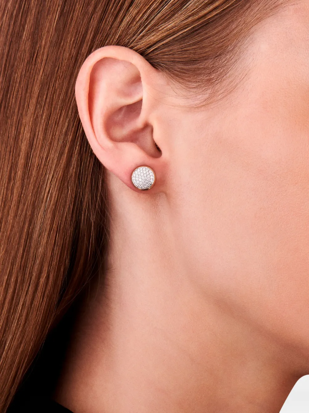  Tirisi 18kt White Gold Diamond Stud Earrings - Silver 