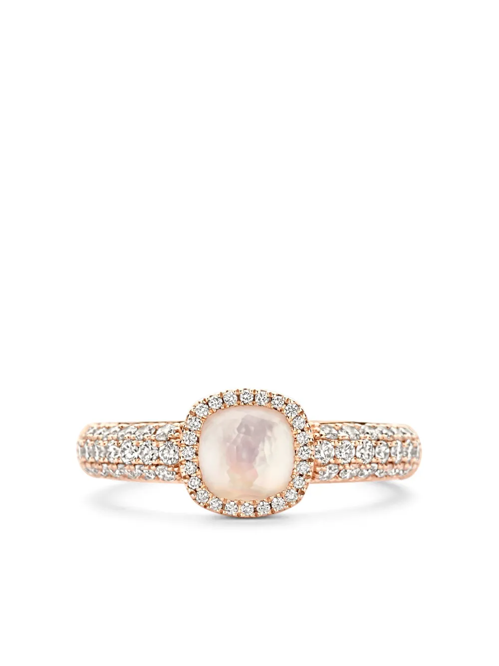 Tirisi 18kt rose gold Milano Sweeties diamond ring - Rosa