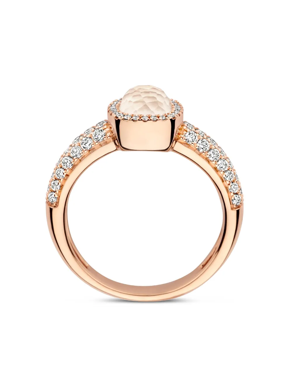 Tirisi Anello Milano Sweeties in oro rosa 18 carati con diamanti | Anelli di alta gioielleria | Image 3