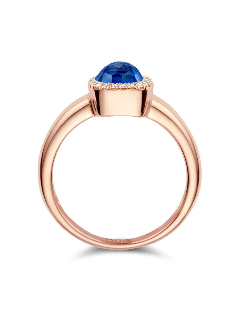 Tirisi Anello in oro rosa 18 carati con zaffiri e diamanti | Alta gioielleria | Image 4
