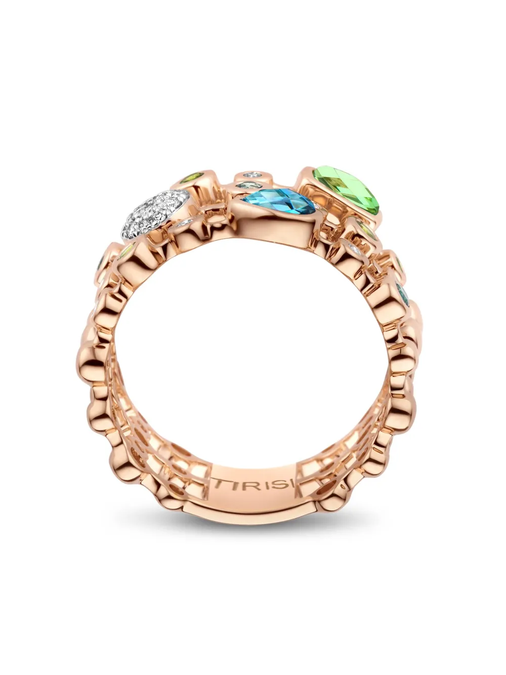 Tirisi Anello in oro rosa 18 carati con gemme | Anelli di alta gioielleria | Image 3