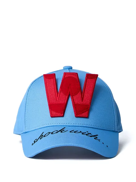 Walter Van Beirendonck gorra con parche del logo