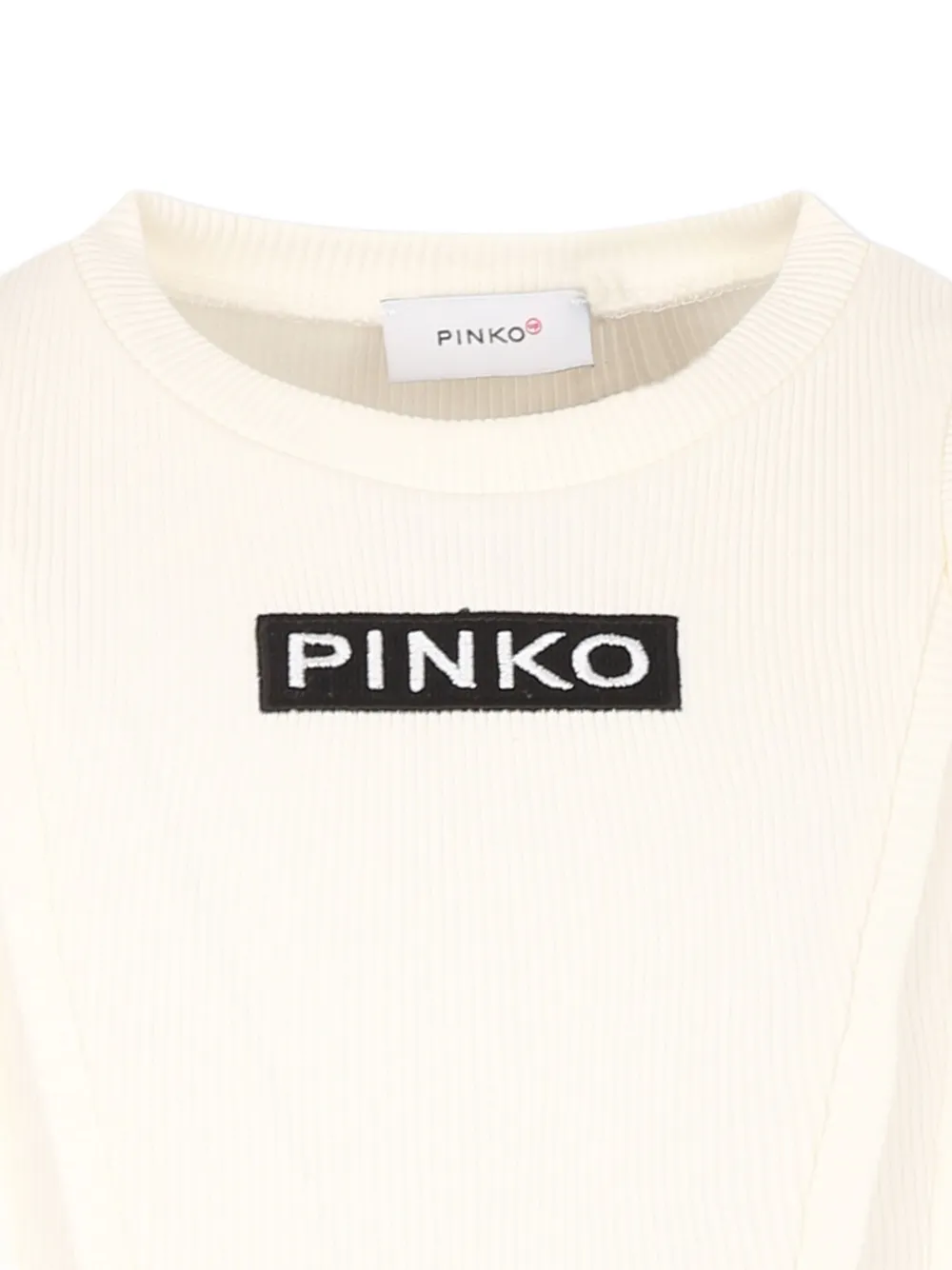 Pinko Kids Tanktop met logopatch Wit