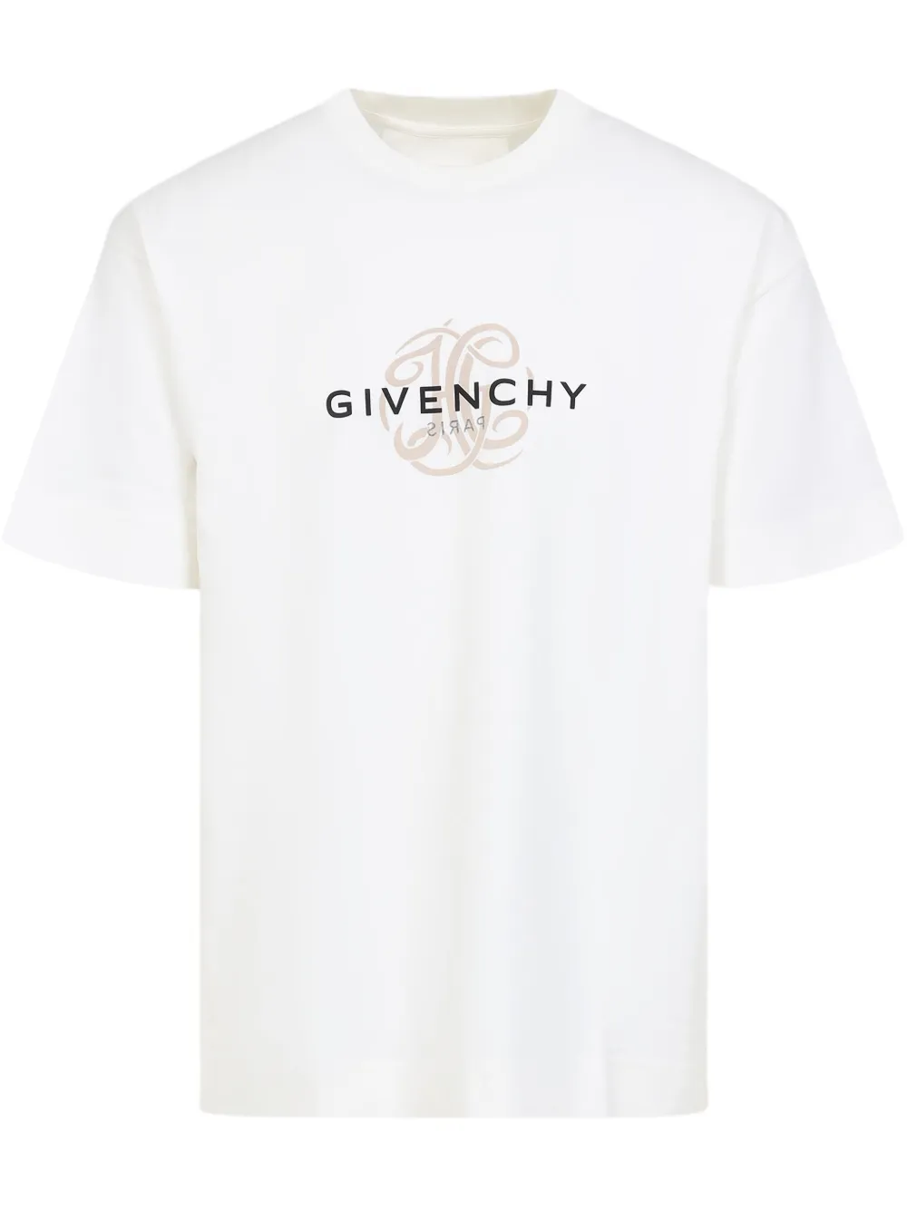 Givenchy T-shirt met logo Wit