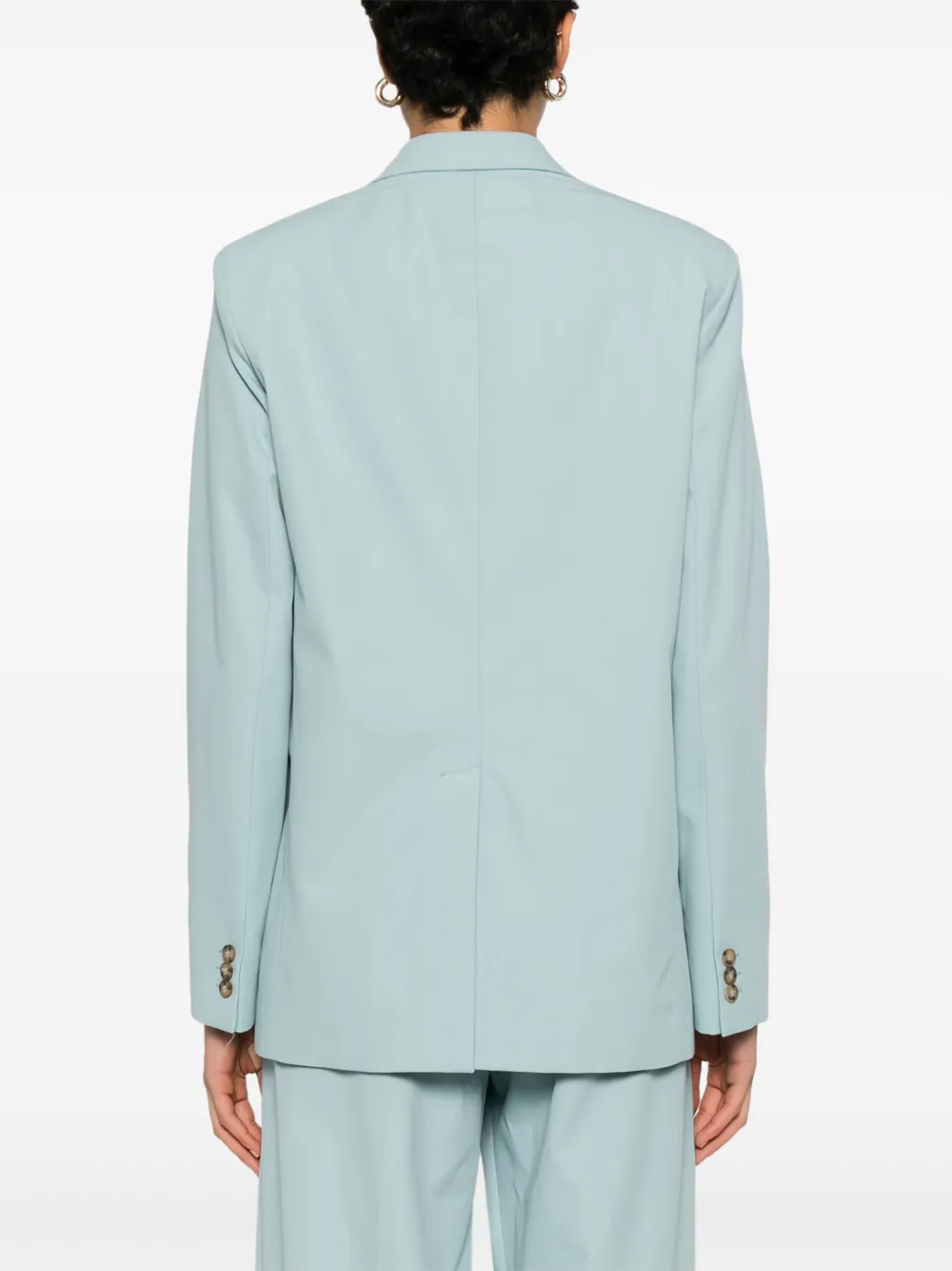 A Paper Kid Blazer met enkele rij knopen Groen