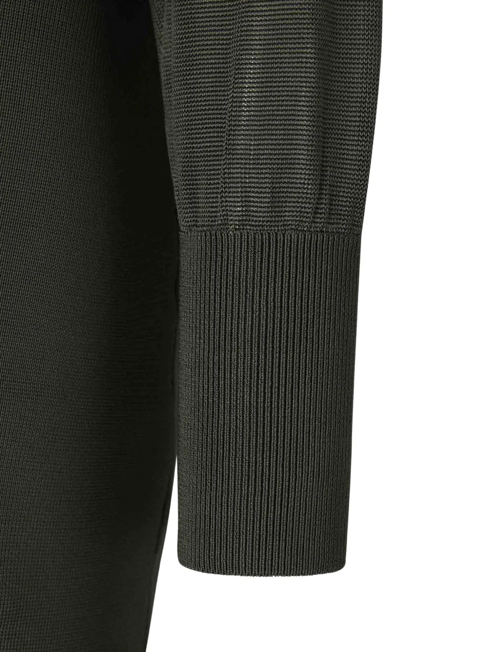 AMI Paris Maxi-jurk met V-hals Groen