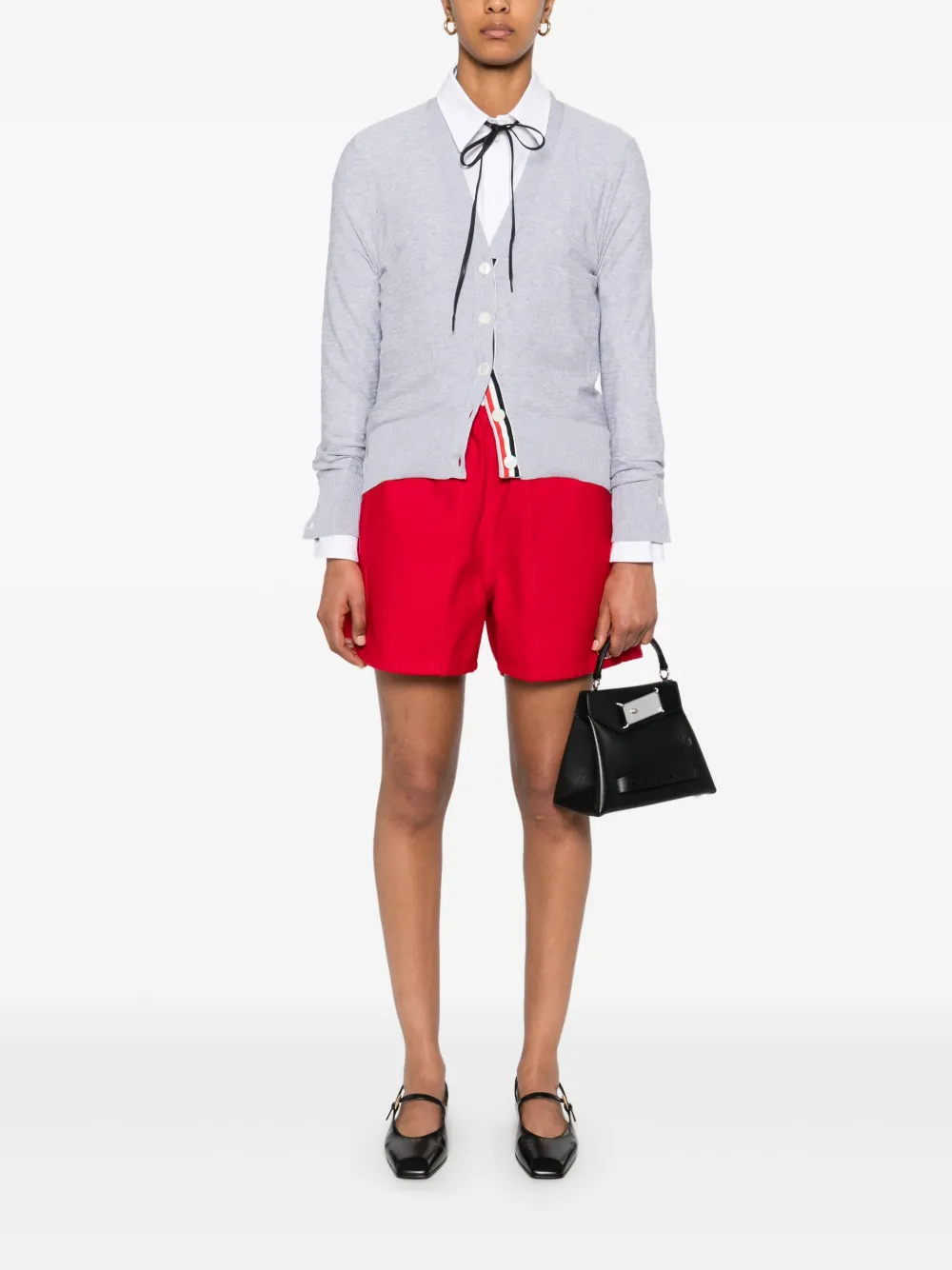 Thom Browne Kabelgebreid vest Grijs