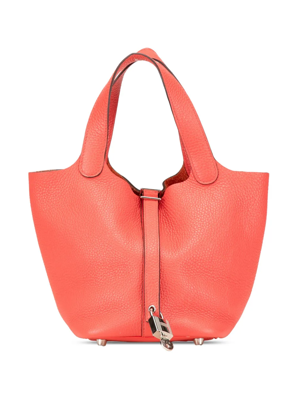 Hermès Pre-Owned 2021 クレマンス ピコタン ロック 18 ハンドバッグ - オレンジ Hermès Pre-Owned 2021 クレマンス ピコタン ロック 18 ハンドバッグ - オレンジ