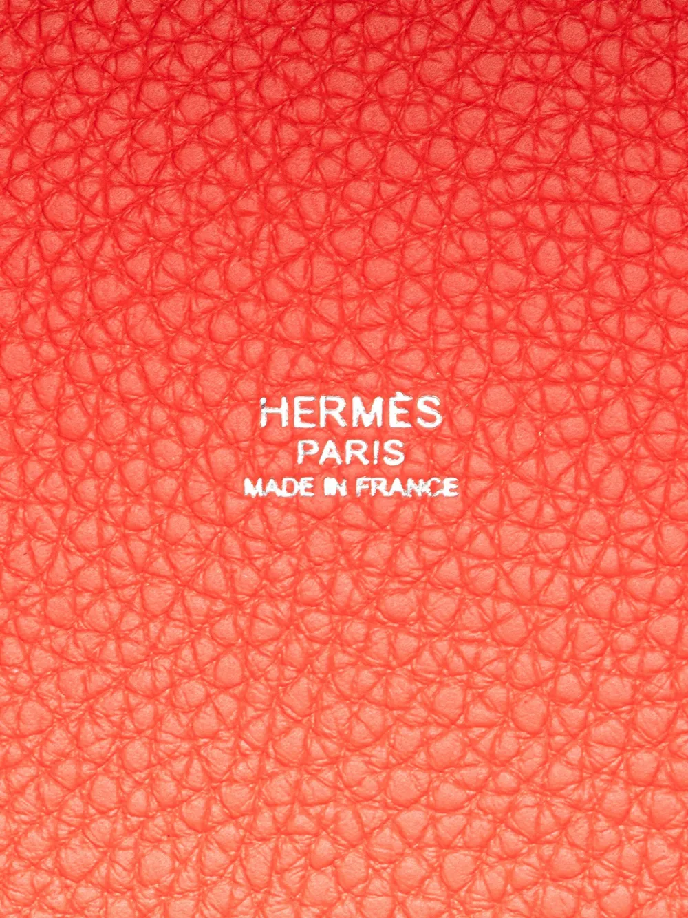 Pre-owned Hermes 2021 Clemence Picotin Lock 18 Handbag In Orange