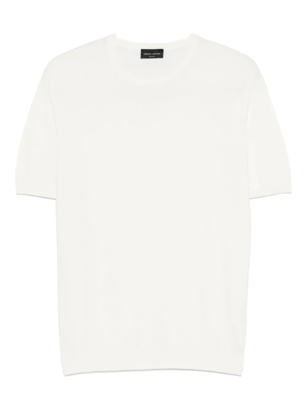 Roberto Collina ニット Tシャツ - ホワイト Roberto Collina ニット Tシャツ - ホワイト