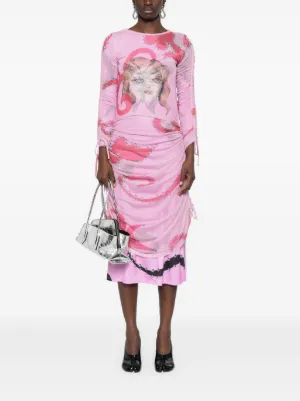 オールインワン・サロペット Chopova Lowena Atomic Cotton Taffeta Midi Dress Chopova Lowena Atomic Cotton Taffeta Midi Dress Chopova Lowena